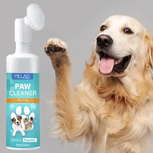 No-durulayın ve taşınabilir Pet Paw şampuan derin temizlik köpek Paw yıkama köpük köpek Paw temizleyici yumuşak silikon fırça ile