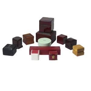 Elegant Luxury Handmade MDF Wood Jewelry <strong>Box</strong> Stamping Embossing Custom Logo Luxury <strong>Wooden</strong> Ring <strong>Storage</strong> Gift <strong>Box</strong> for Earrings - Product Image 5