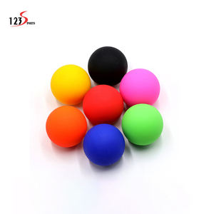 Alta calidad logotipo láser personalizado masaje duradero todo el cuerpo Yoga espalda silicona masaje bola Lacrosse bolas - Product Image 1