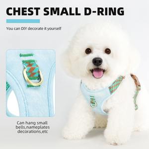 <span class=keywords><strong>Harness</strong></span> Anjing Model Rompi Anti-Lepas, Anti-Ledakan, Bernapas, Mewah, Nyaman, Tali Anjing Poliester, Laris Manis - Product Image 4