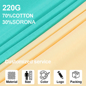 T-shirts en coton épais respirant 220G Logo personnalisé pour hommes à séchage rapide surdimensionné - Product Image 5