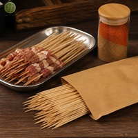 Palitos de Bambú para Kebab, Satay, Shish Kabob, 12 Pulgadas, al por Mayor, con Logotipo Personalizado, de Grado Alimenticio, Redondos y Puntiagudos, Desechables, para Barbacoa