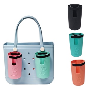 Juego de Bolsa de Almacenamiento de Silicona de Alta Calidad y Funda para Vasos, Impermeable y Portátil, Regalo Esencial para Viajes, para Bolsas de Playa Bogg - Product Image 2