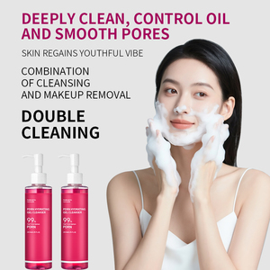 Cuidado de los poros de la piel grasa Lavado DE CARA coreano para mujeres Gel <span class=keywords><strong>limpiador</strong></span> 99% Pdrn Limpiadores faciales hidratantes - Product Image 2