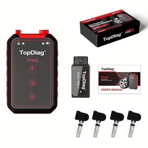 Professional <b>TPMS</b> OBDII Scanner Programming Tool Bluetooth LCD Display Supports All 315/433MHz Tire Pressure Monitoring Detector - Product Image 6