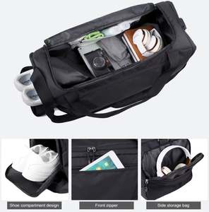 10 Bolsas de Gimnasio Oxford con Logotipo Personalizado, Bolsa de Yoga Deportiva de Gran Capacidad con Compartimento para Zapatos, Bolsa de Viaje Multifuncional - Product Image 4