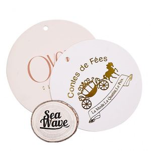 Étiquettes suspendues imprimées en feuille d'or de luxe, cartes de remerciement de haute qualité, cartes cadeaux pour vêtements et accessoires - Product Image 1