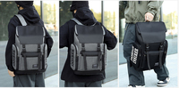 Sac à dos pour ordinateur portable Koowo, grand, multifonctionnel, imperméable, en polyester, pour étudiants et professionnels, avec coussin d'air et design durable