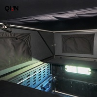 2-Personen Wasserdichtes Aluminium Faltbares Auto-Dachzelt Pickup-Truck Offroad Hartschalen-Dachzelt zum Camping