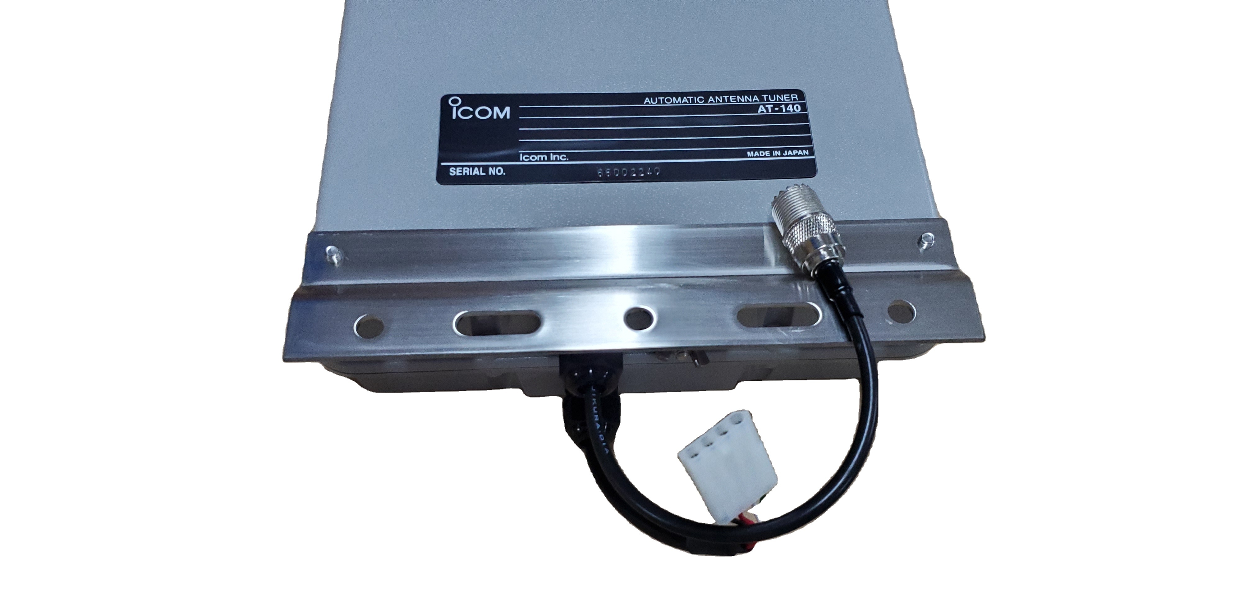ICOM AT-140 アンテナチューナー 150W入力 黒 SO-239 接続器 2.5KG