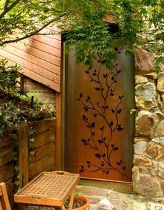 Puerta corredera de Metal con diseño moderno - Product Image 6