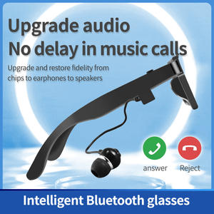 نظارات ذكية مع سماعات لقصر النظر - شعار مخصص، مكبر صوت، شحن مغناطيسي، إجراء المكالمات وتشغيل الموسيقى - Product Image 3