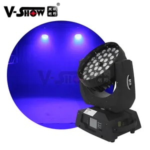 Atacado 36pcs 10w 4in1 36x10 36x10w rgbw Movendo A cabeça zoom lavagem levou em movimento cabeça de luz