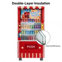 Distributeur automatique de sodas Yunyin, très vendu en Europe et en Amérique du Nord, écran tactile, libre-service sans personnel pour l'eau en bouteille et les en-cas