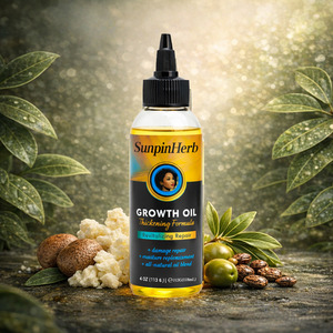 น้ำมันโรสแมรี่บำรุงเส้นผมสำหรับผมหยิกแบบแอฟโฟร บำรุงหนังศีรษะ ช่วยเพิ่มความชุ่มชื้น ซ่อมแซมผมแตกปลาย รับผลิตแบรนด์ส่วนตัว จำหน่ายแบบขายส่ง - Product Image 1