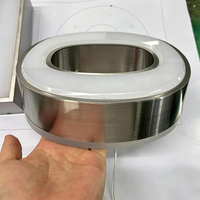 Enseigne lumineuse personnalisée en acrylique à double face de qualité commerciale, pour extérieur, devanture de magasin, enseigne lumineuse avec nom
