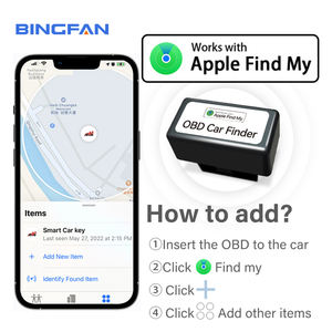 OBD Box automatique <span class=keywords><strong>voiture</strong></span> GPS Tracker <span class=keywords><strong>voiture</strong></span> véhicule OBD prise localisateur Apple tracker AirTag trouver mon appareil Anti-perte - Product Image 4