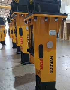 Disjoncteur hydraulique sb 20 type boîte adapté aux mini-pelles et bob cat skid steer loader avec 1.2-3 tonnes pour les travaux de démolition - Product Image 1