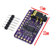 Módulo Decodificador DAC de Audio de Alta Fidelidad GY-PCM5102 I2S/IIS, Placa Convertidora Digital a Analógica para Microcontroladores