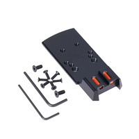 Plaque de montage P320 avec support adaptateur fibre optique point rouge/vert pour P320 P320 Compact & SP2022 (ne s'applique pas à X-5 ou M17)