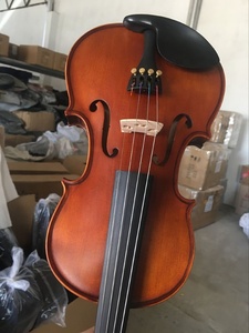 <span class=keywords><strong>Violino</strong></span> 4/4 <span class=keywords><strong>Professionale</strong></span> in Acero Fiammato Massiccio, Colore Rosso Scuro Opaco, con Accessori, Prodotto in Cina - Product Image 5