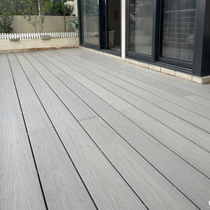 Planches de terrasse en composite à grain de bois recouvertes de WPC, trous creux, terrasse extérieure pour <span class=keywords><strong>piscine</strong></span>, jardin, parc, bois composite, terrasse en WPC - Product Image 3