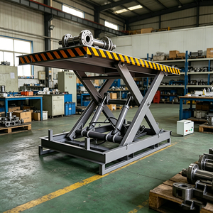 Plateforme de levage et de déchargement horizontale portable, capacité de charge 6000-15000 kg, puissance 750-1500 W, équipement de levage mobile, <span class=keywords><strong>pont</strong></span> élévateur - Product Image 1