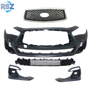 Kit de Carrocería Delantera RAYSEZE Q50L para Infiniti 2018 Q50, Parrilla Inferior Deportiva, Soporte para Faros Antiniebla 62022-6HJ1H 62310-6HH0K <span class=keywords><strong>Infinite</strong></span> - Product Image 1