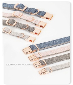 Vente en gros de colliers et de laisses en nylon de haute qualité, multicolore, métal et cuir, pour chats et chiens - Product Image 3