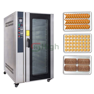 8/10 /12 vassoi Gas elettrico panificio cottura aria calda circolazione forno a convezione commerciale per la vendita torta di pane cotto crostate d'uovo - Product Image 2