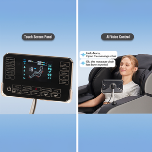 Shiatsu-AI-Massagesessel Ganzkörper 8D Zero Gravity Luxus für Zuhause mit Fuß<span class=keywords><strong>massage</strong></span> - Product Image 4