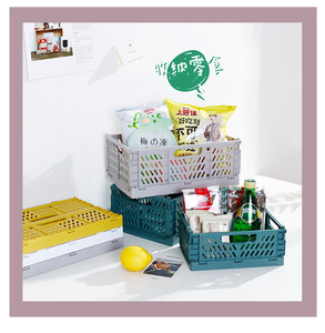 In-stock Factory Directly Baby-Friendly Large <strong>Plastic</strong> Folding <strong>Basket</strong> Collapsible Crate for Convenient Storage - Product Image 3
