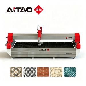 Machine de découpe et de gravure à jet d'eau 5 axes Aitao pour comptoirs de cuisine, découpeuse CNC de pierre, marbre, granit, quartz, découpe de trous pour éviers - Product Image 1