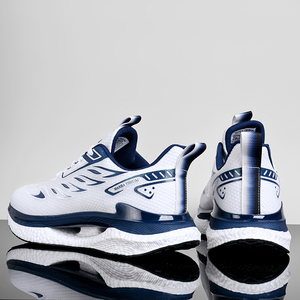 Zapatillas Deportivas para Hombre con Logotipo de Marca Personalizado, Suela de Burbuja, Casuales, para Calle, Absorbentes de Impactos, Transpirables, para Caminar y Correr - Product Image 4