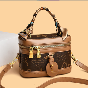 Sacs à main de luxe pour femmes de grandes marques, en cuir véritable avec broderie de nœuds et de fleurs - Product Image 1