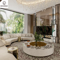 Service clé en main de design d'intérieur de luxe, designs 3D Max, solutions complètes pour l'intérieur de la maison, entreprise de meubles pour toute la maison