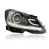 Conjunto de Faros LED para Mercedes Benz Clase C W204 Modelo 2011-2014, Modificado con Faros LED