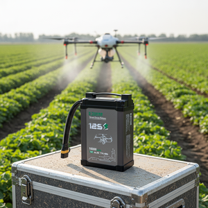 Smart <b>Battery</b> OEM GPR POWER <b>Battery</b> 16000mAh 15C 44.4V 12S1P 1000 Cycles Safety for Agriculture Spraying <b>Drone</b> <b>Battery</b> - Product Image 1