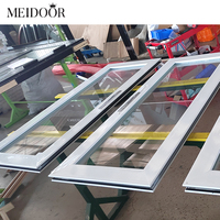 Casa de vidrio templado Ventanas de vinilo Diseño deslizante UPVC Hurricane Impact Ventanas corredizas de PVC