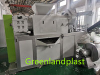Machine de séchage par pressage en LDPE Greenlandplast, sécheuse à presser le plastique, pressage de sacs en plastique secs
