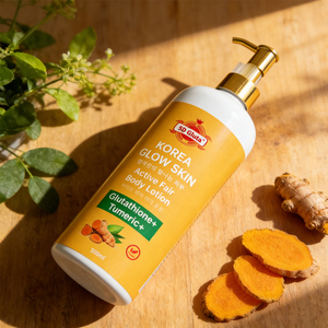 Lozione Corpo Schiarente Coreana GLOW SKIN <span class=keywords><strong>Active</strong></span> Fair con Curcuma, Idratante e Nutriente - Product Image 3