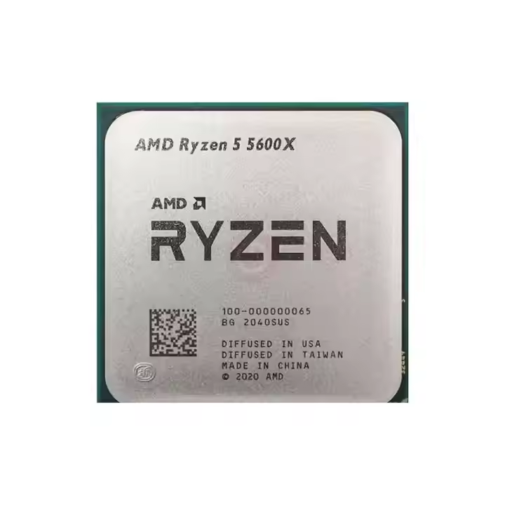 AMD R5 5600X 6-Core 12-Thread Unlocked Desktop Processor CPU Quad-Core ...