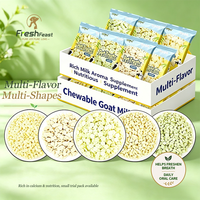 Tablettes de lait de chèvre en gros d'usine, tablettes de lait au calcium au fromage, friandises nutritives pour l'entraînement, petits packs d'essai pour chiens et chats