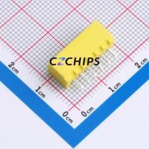 WAFER-HA2.54-6PZZ-H62 Wire-to-Board Pin Header Through hole Component (THT),P=2.54mm Connector 1x6P 2.5mm Through Hole XHB - Product Image 2