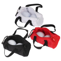 Logo de broderie populaire accessoires de golf sac de sport de golf pochette de balle de golf à cordon