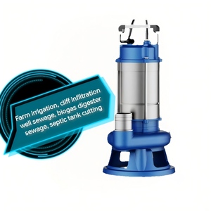 <span class=keywords><strong>Pompe</strong></span> broyeuse <span class=keywords><strong>submersible</strong></span> pour eaux usées série WQ 1HP en acier inoxydable 304, débit max. 500 L/min, hauteur <span class=keywords><strong>de</strong></span> refoulement 30 m, anti-colmatage, haute pression, contrôle entièrement automatique - Product Image 3