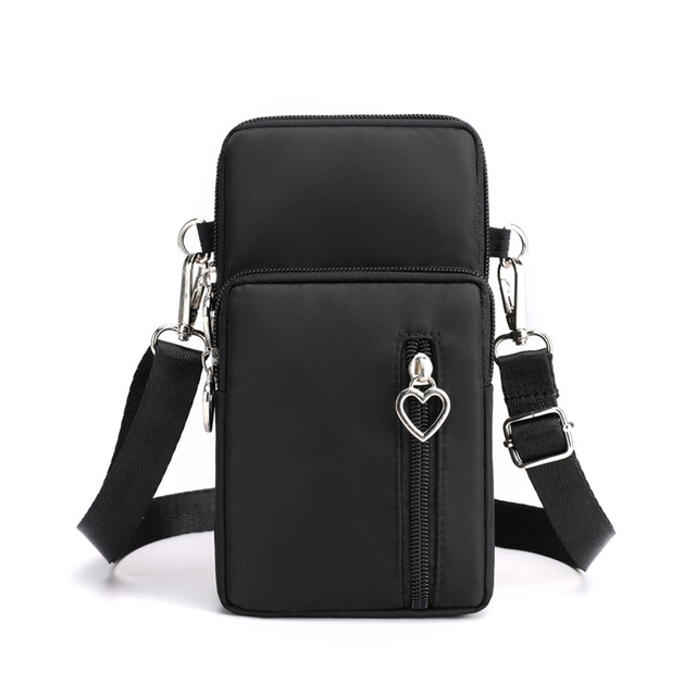 Custom Logo Fashion Cell Phone Small Crossbody Bags Shoulder Pocket Wallet Pouch Mobile Phone Bag Case with Neck Strap Phone Bag