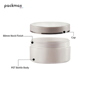 Tarro de plástico PET de boca ancha de 150 g para mascarillas faciales - Envase cosmético vacío personalizado para el cuidado de la piel al por mayor - Product Image 4