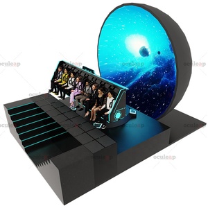 Mái vòm bay rạp chiếu phim 360 vr roller coaster Simulator 5D thực tế ảo chuyển động mô phỏng chuyến bay <span class=keywords><strong>3D</strong></span> mái vòm Nhà hát trong nhà 12D rạp chiếu phim - Product Image 3
