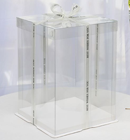 Boîte à gâteau transparente de haute qualité pour boulangerie en gros